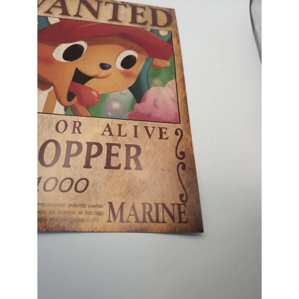 One Piece‎ Wanted Dead Or Alive Chopper $1000 Marine 8x12 Glossy